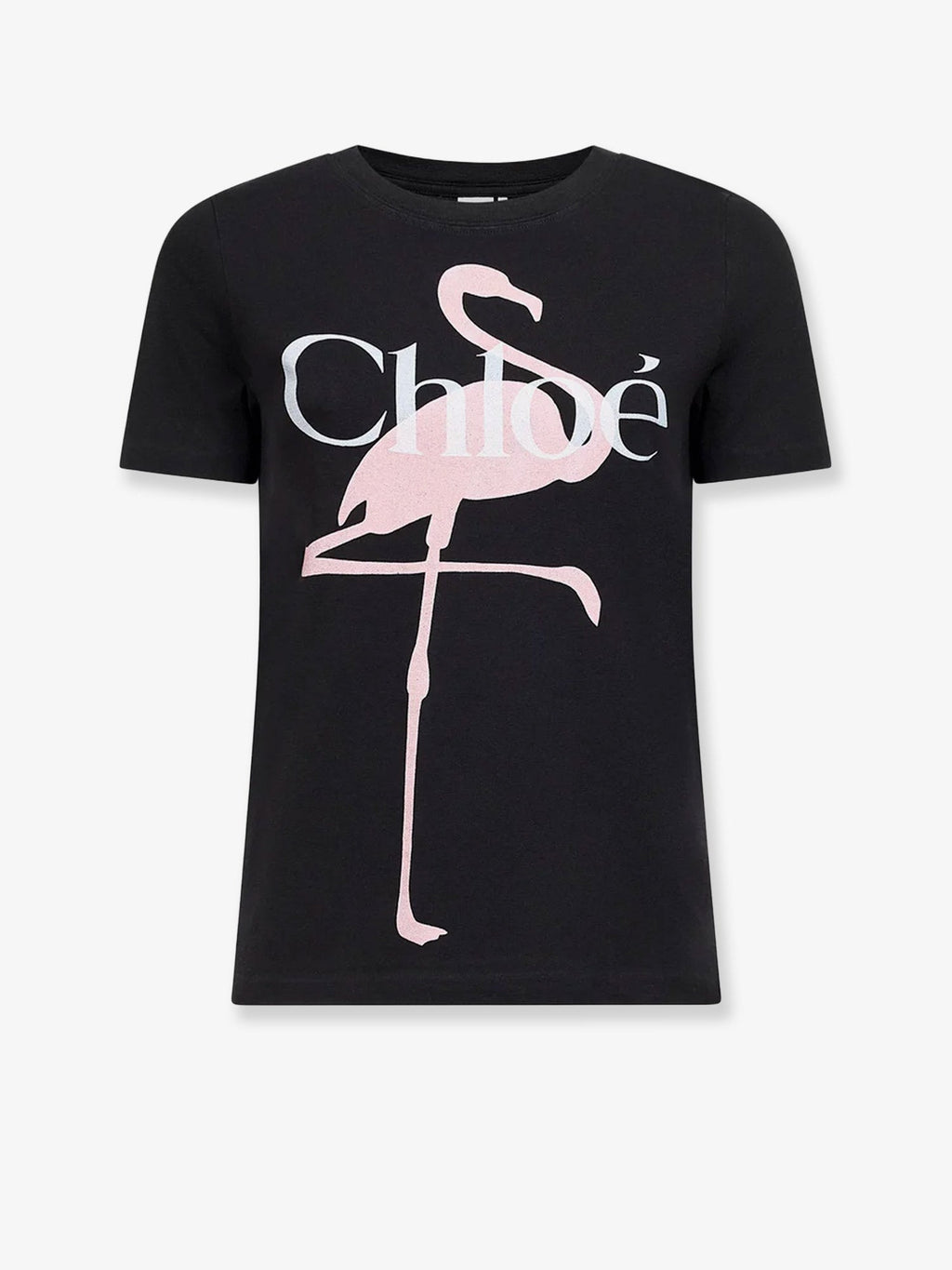Chloe' Cotton T-Shirt With Print