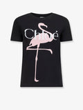 Chloe' Cotton T-Shirt With Print