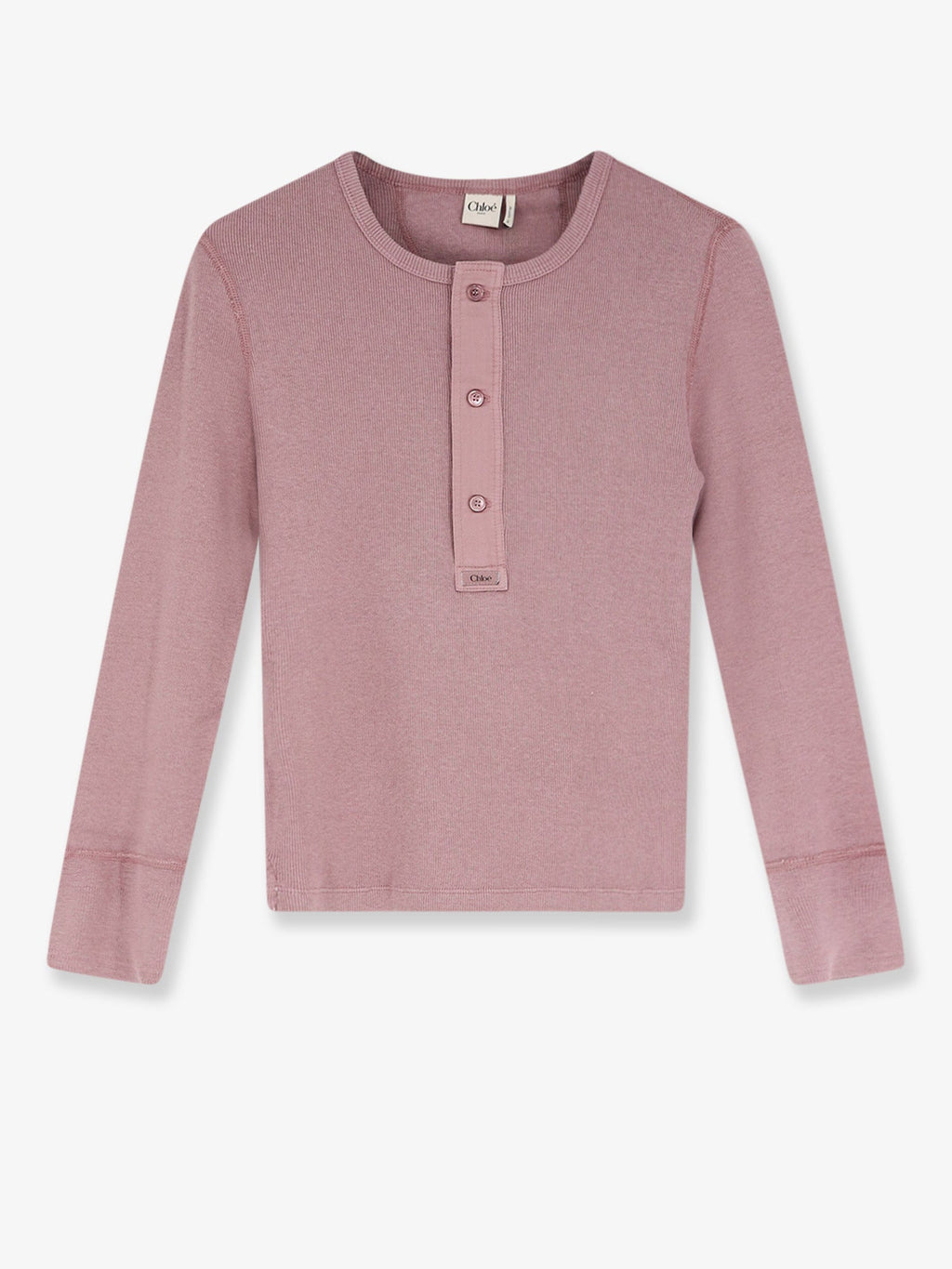 Chloe' Ribbed Cotton T-Shirt