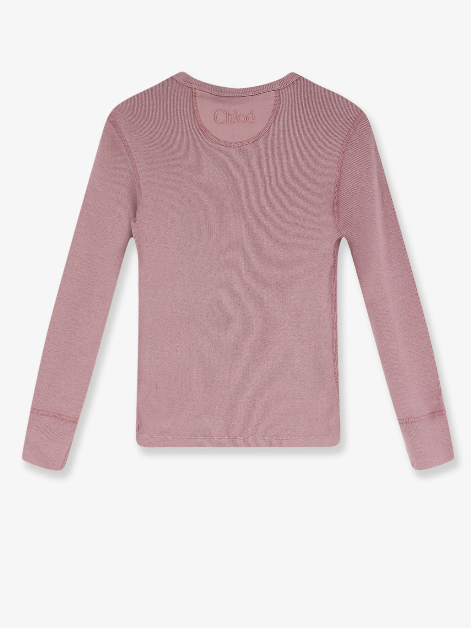 Chloe' Ribbed Cotton T-Shirt