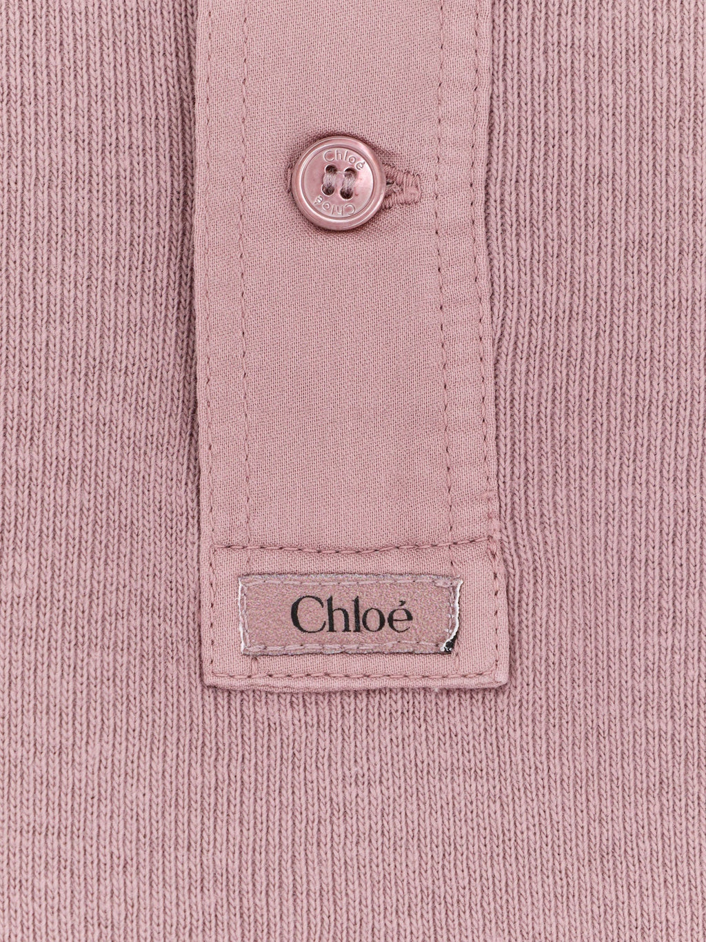 Chloe' Ribbed Cotton T-Shirt