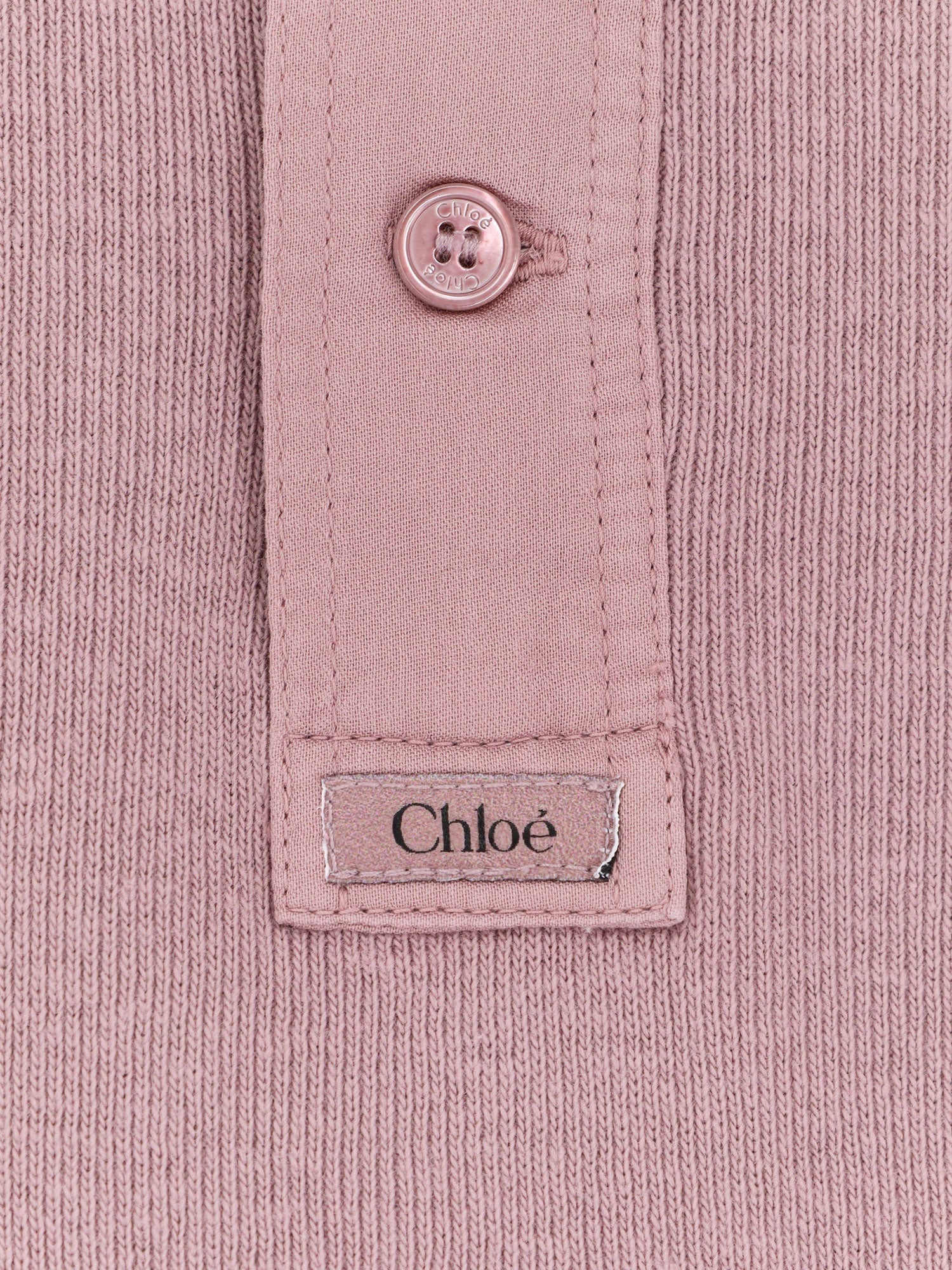Chloe' Ribbed Cotton T-Shirt