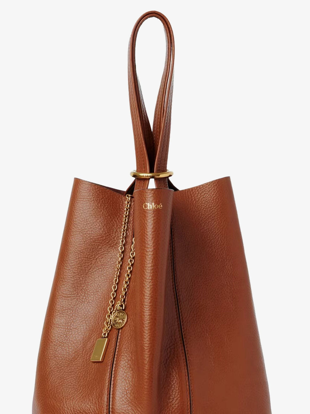 Chloe' Chloé Spin Leather Shoulder Bag