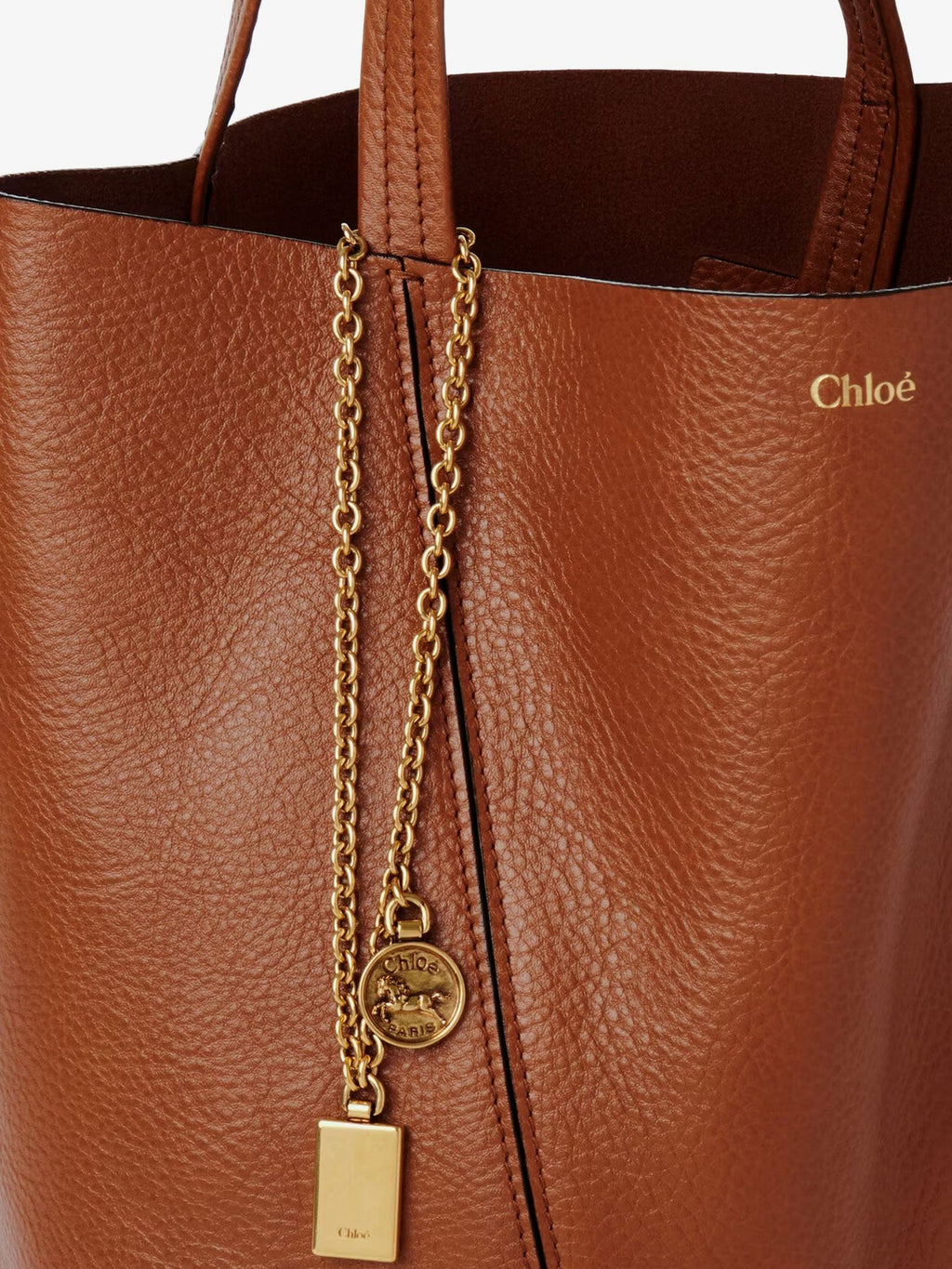 Chloe' Chloé Spin Leather Shoulder Bag