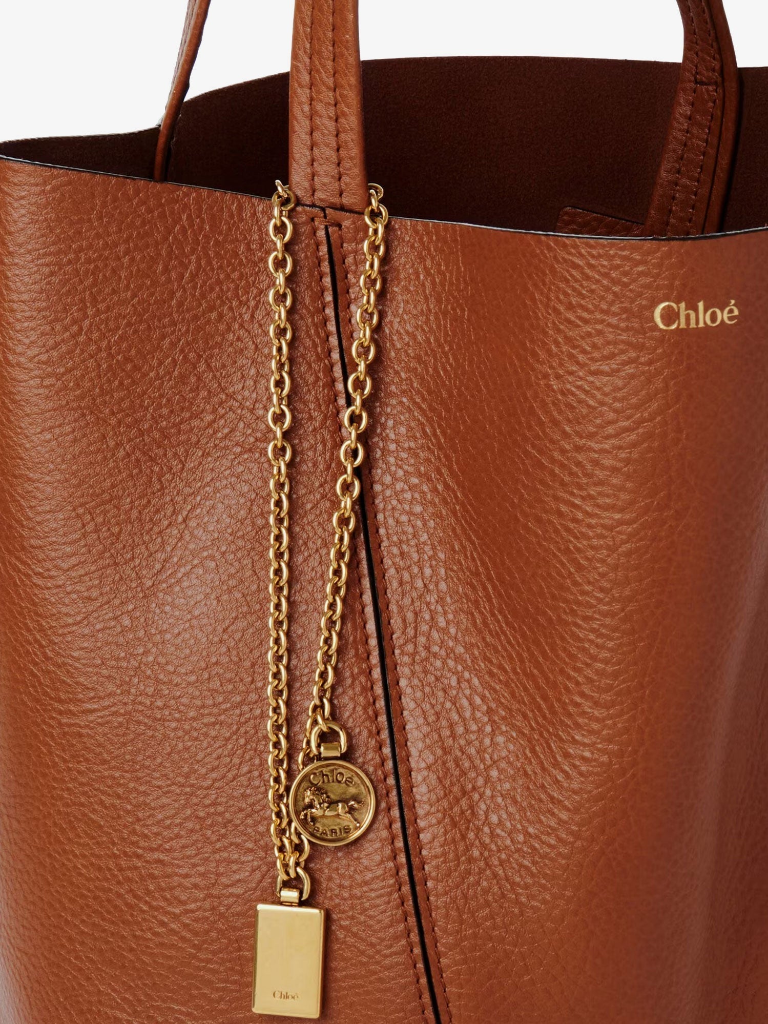 Chloe' Chloé Spin Leather Shoulder Bag