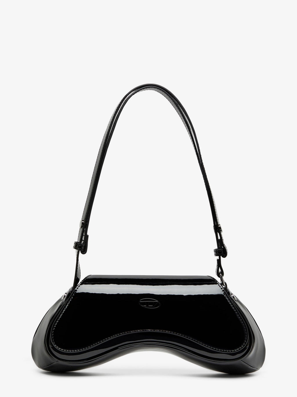 Diesel Play Crossbody Patent Fabric Bag
