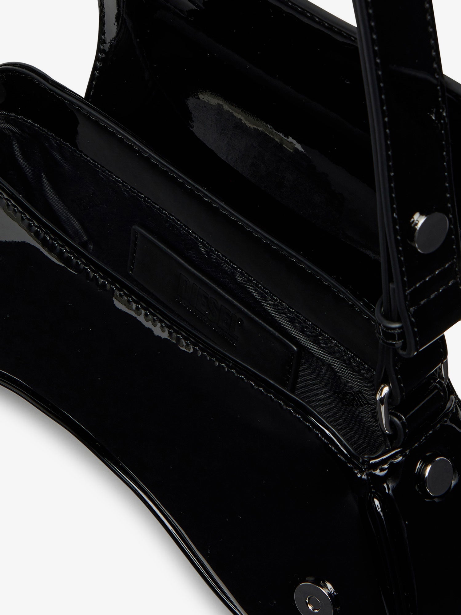 Diesel Play Crossbody Patent Fabric Bag