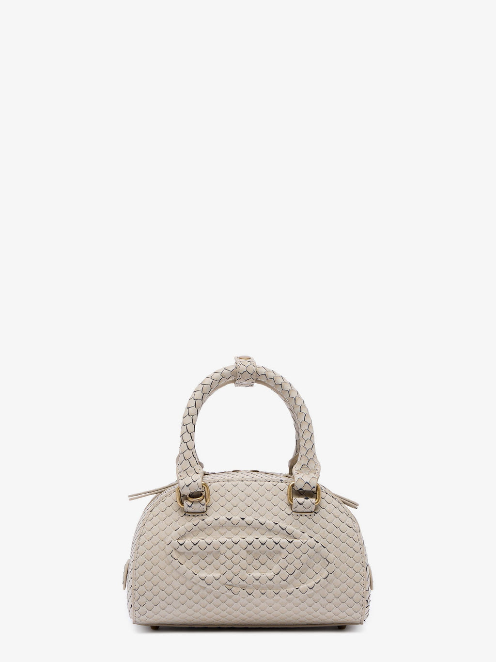 Diesel 1Dr Dome Python Leather Crossbody Bag