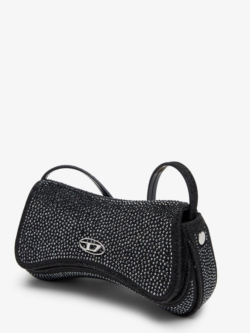 Diesel Play Crossbody Xs Shoulder Bag With All-Over Rhinestones
