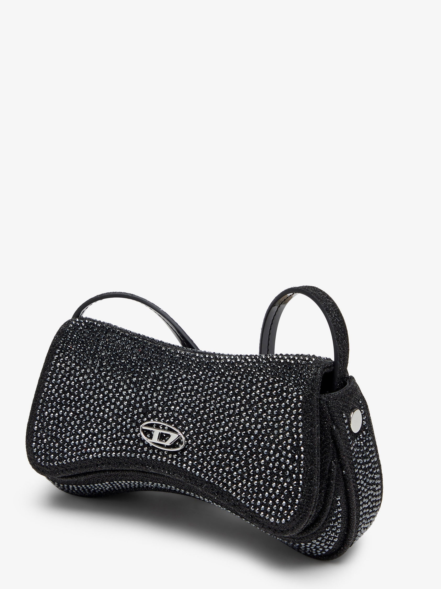 Diesel Play Crossbody Xs Shoulder Bag With All-Over Rhinestones