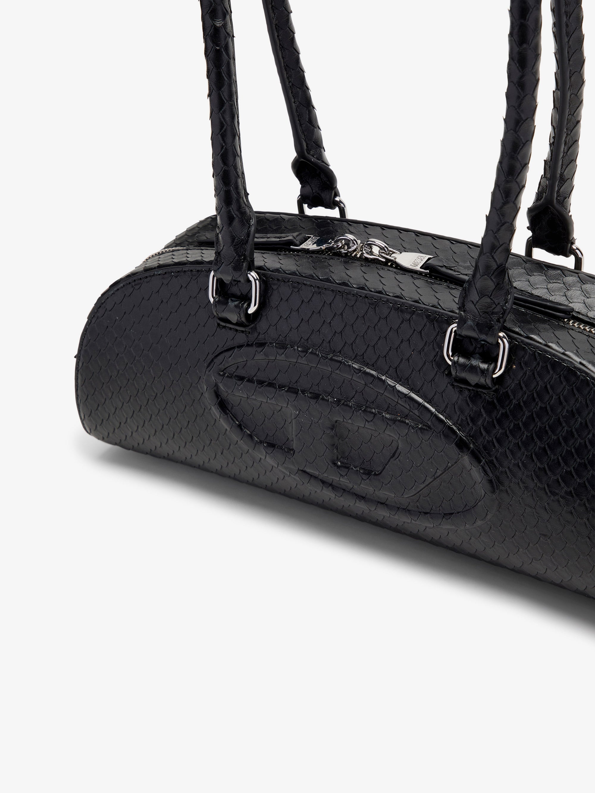 Diesel 1Dr Python Effect Leather Shoulder Bag