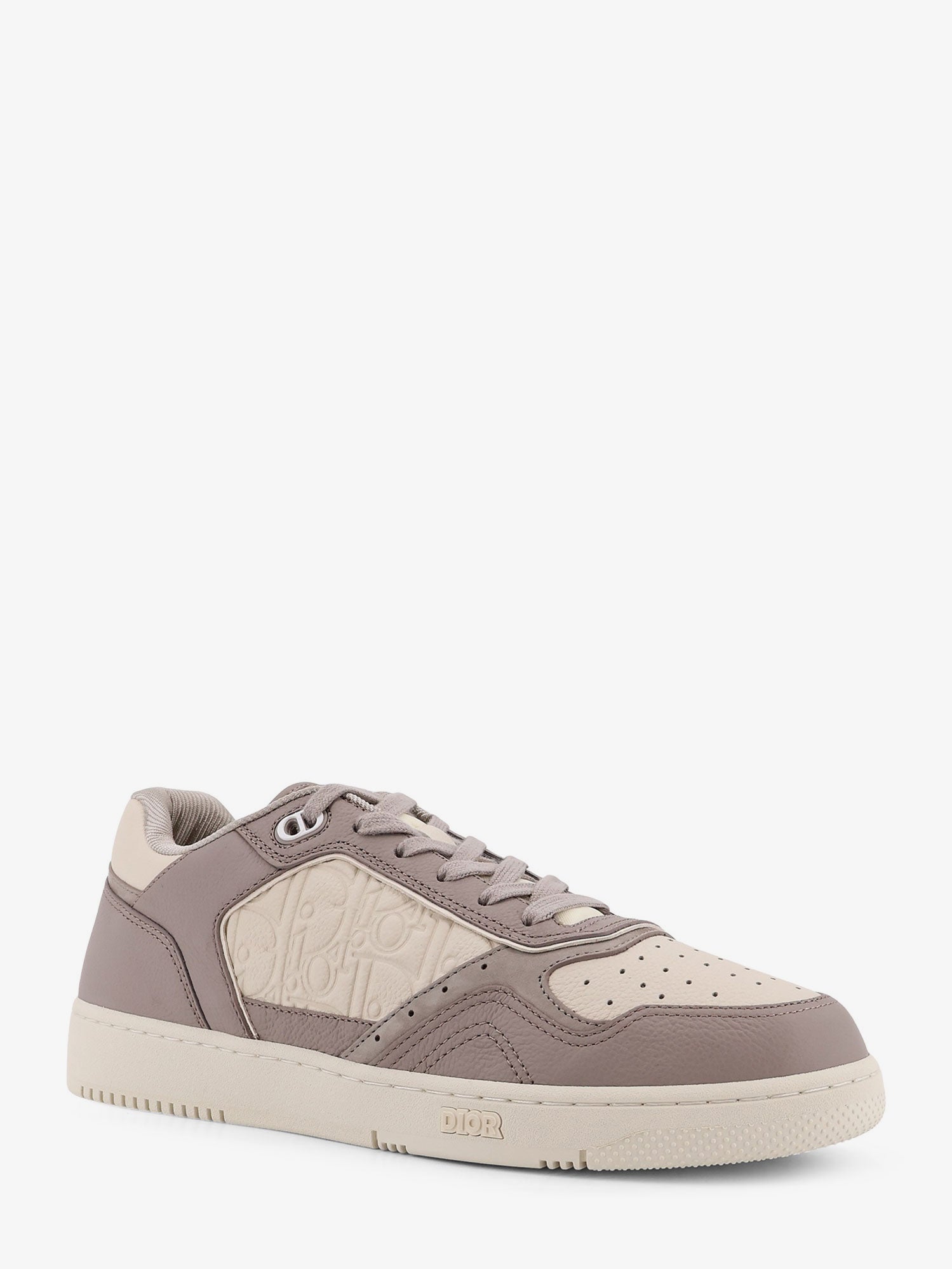 Dior B27 Leather Sneakers With Embossed Cd Logo