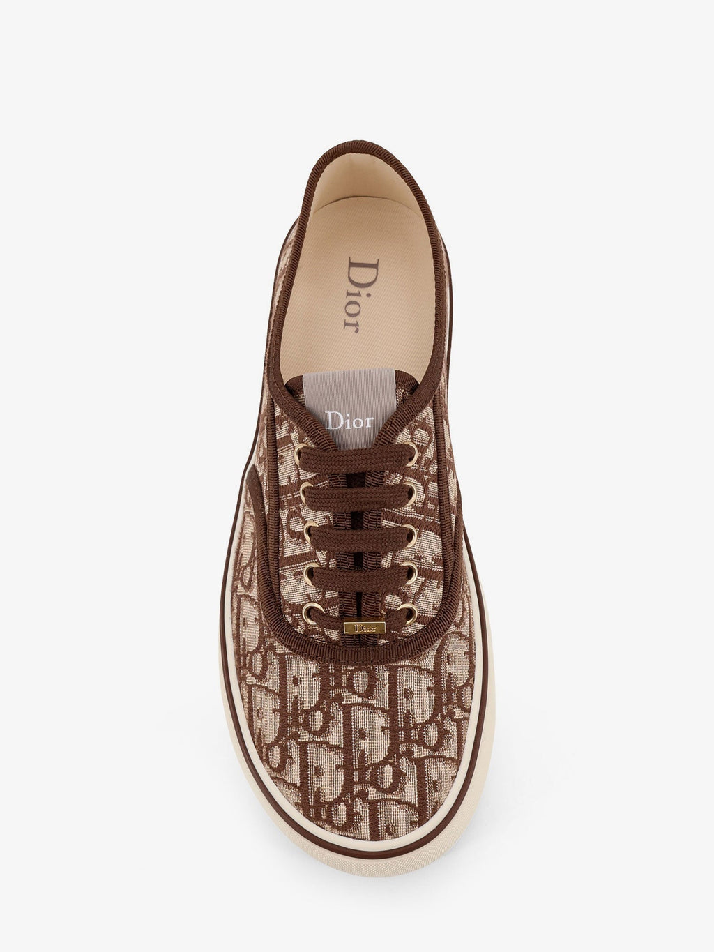 Dior Saltwind Canvas Sneakers With Dior Oblique Embroidery
