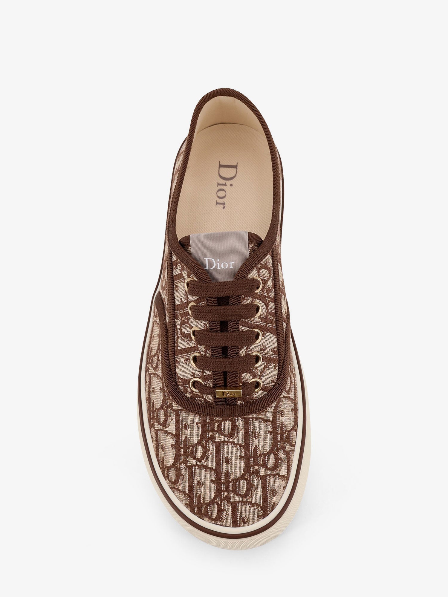 Dior Saltwind Canvas Sneakers With Dior Oblique Embroidery