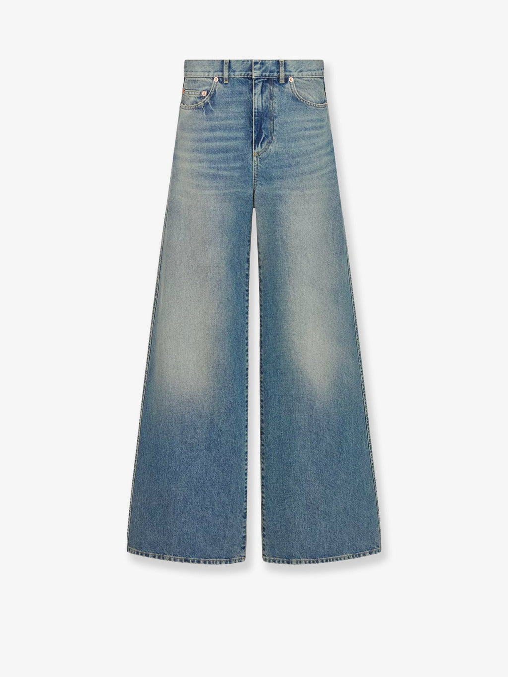 Dior Stone-Washed Jeans With Dior Oblique Motif Inside