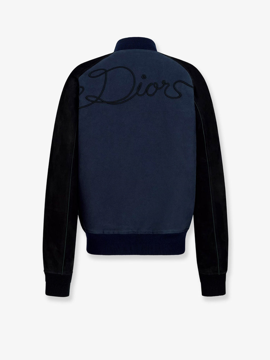 Dior Dior Ribbon College Cotton And Suede Bomber