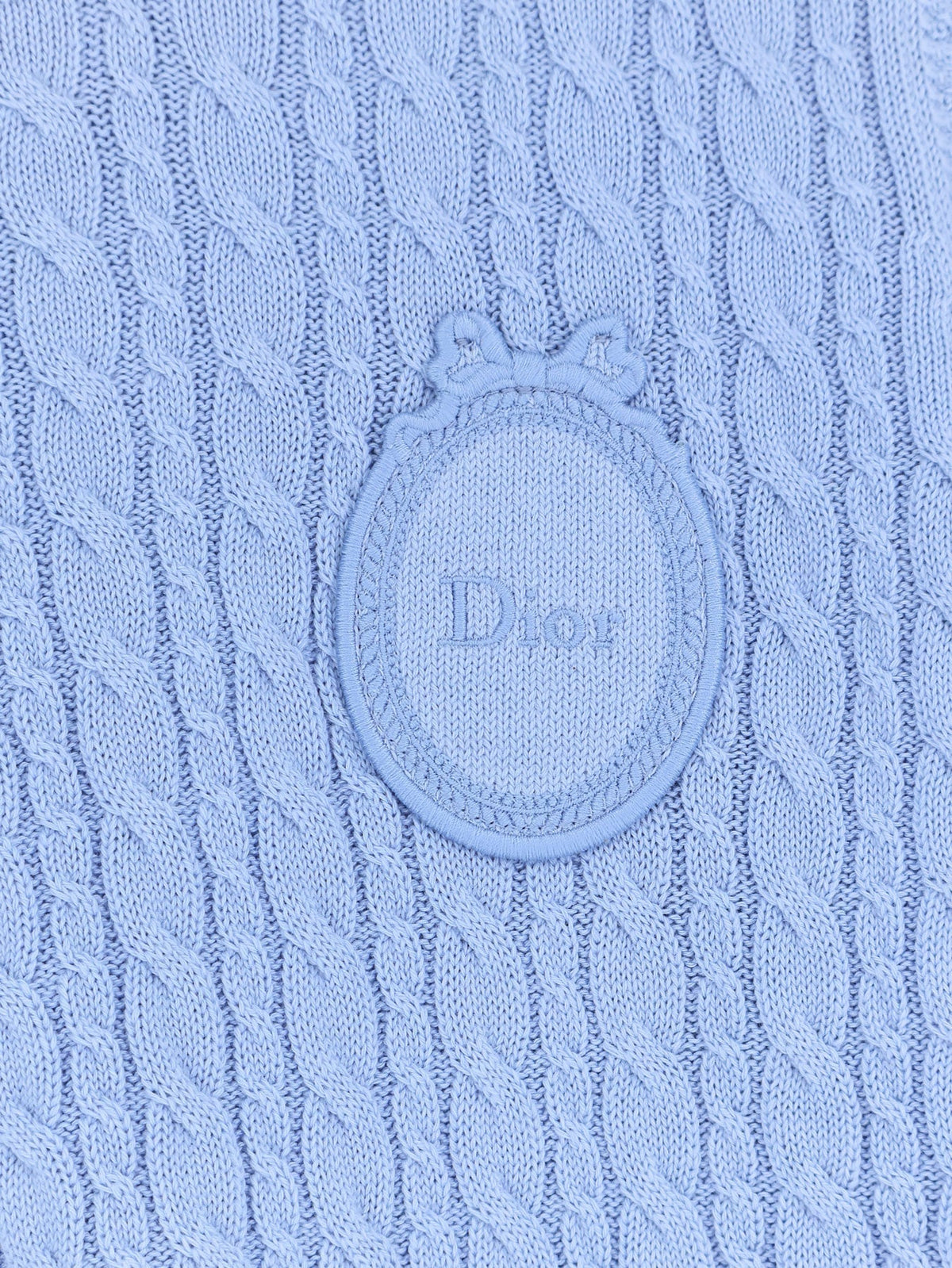 Dior Cotton And Wool Blend Dior Médaillon Sweater
