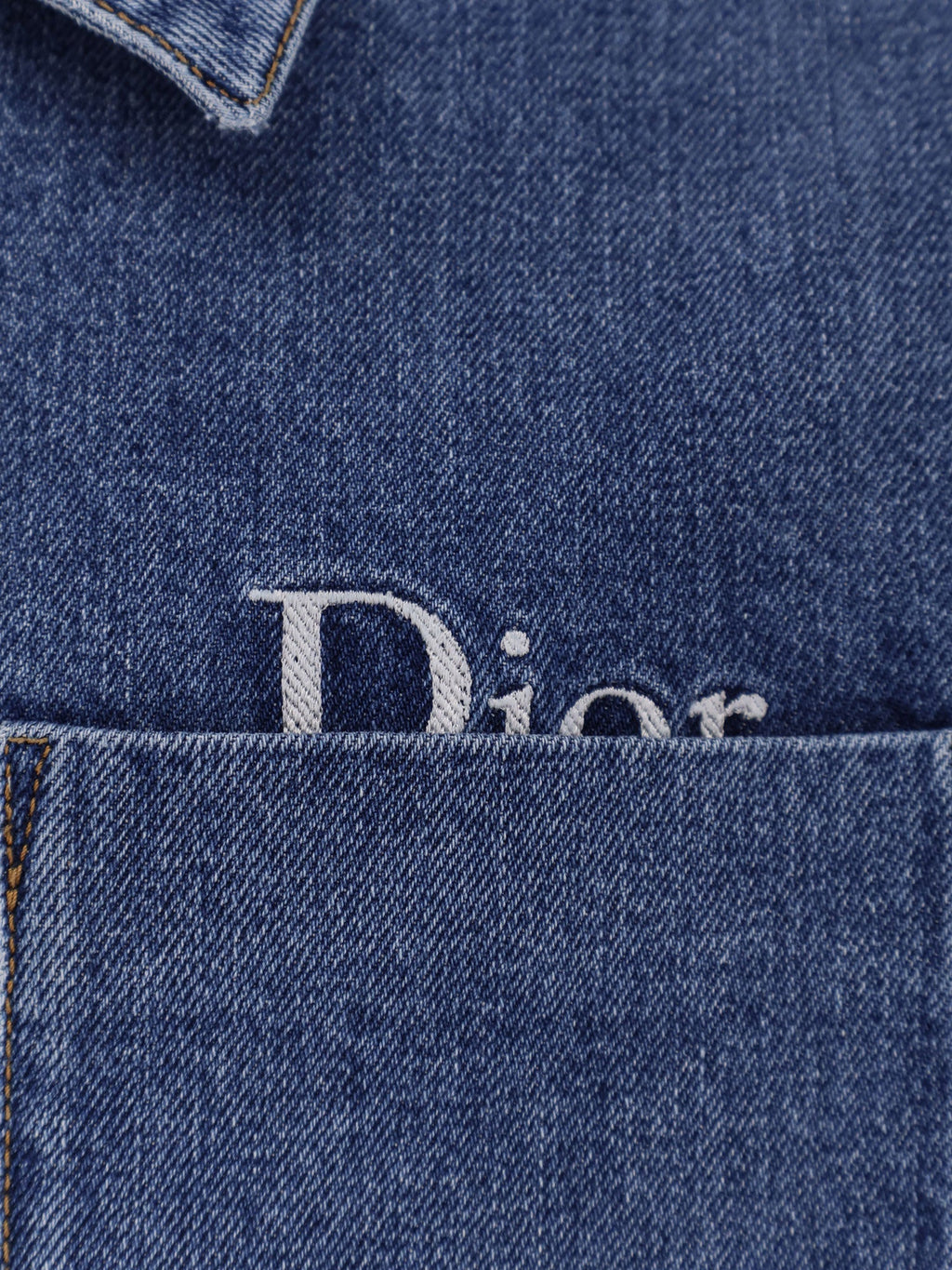 Dior Denim Jacket With Dior Embroidery