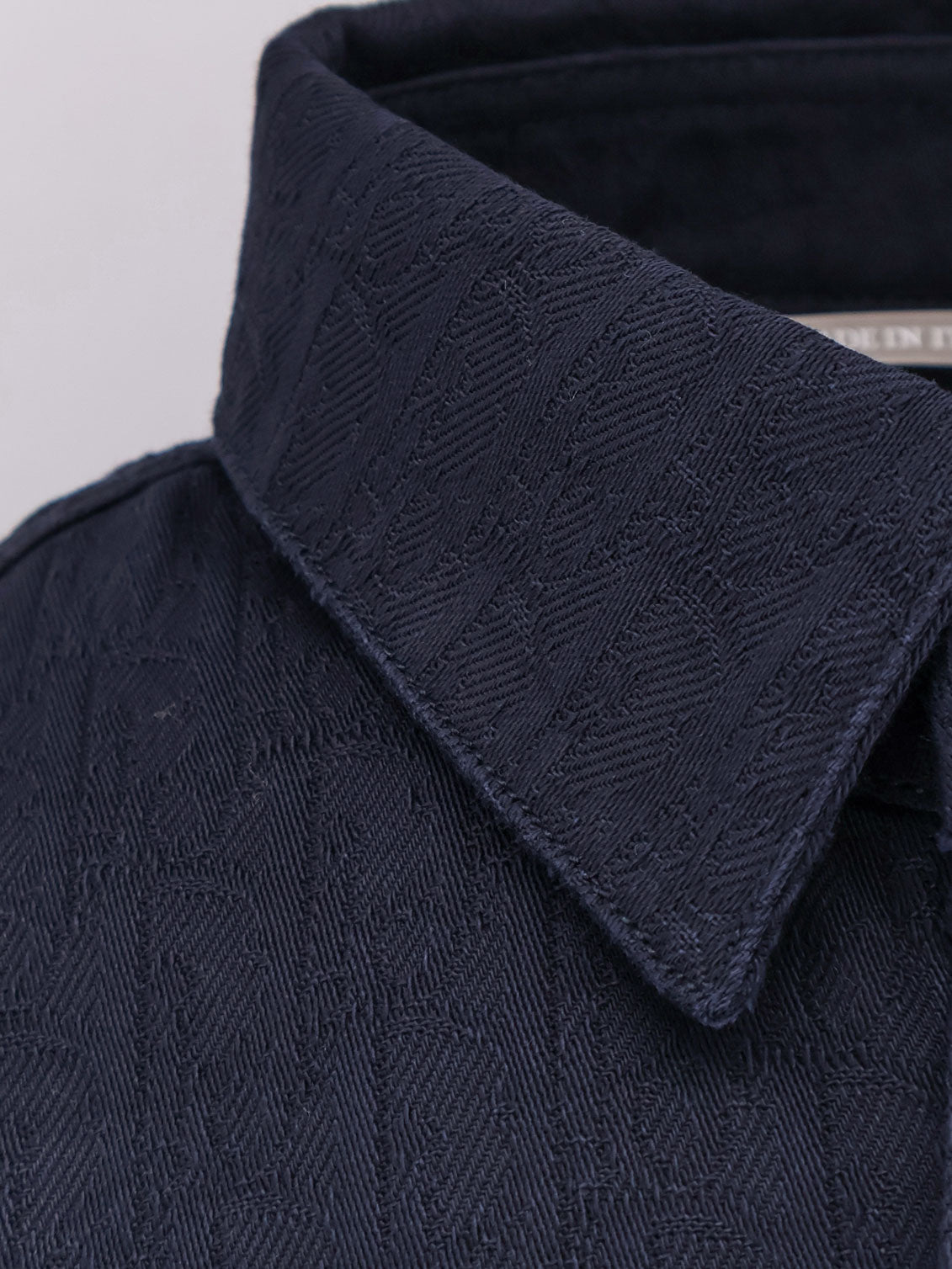 Dior Cotton Shirt With All-Over Dior Oblique Motif