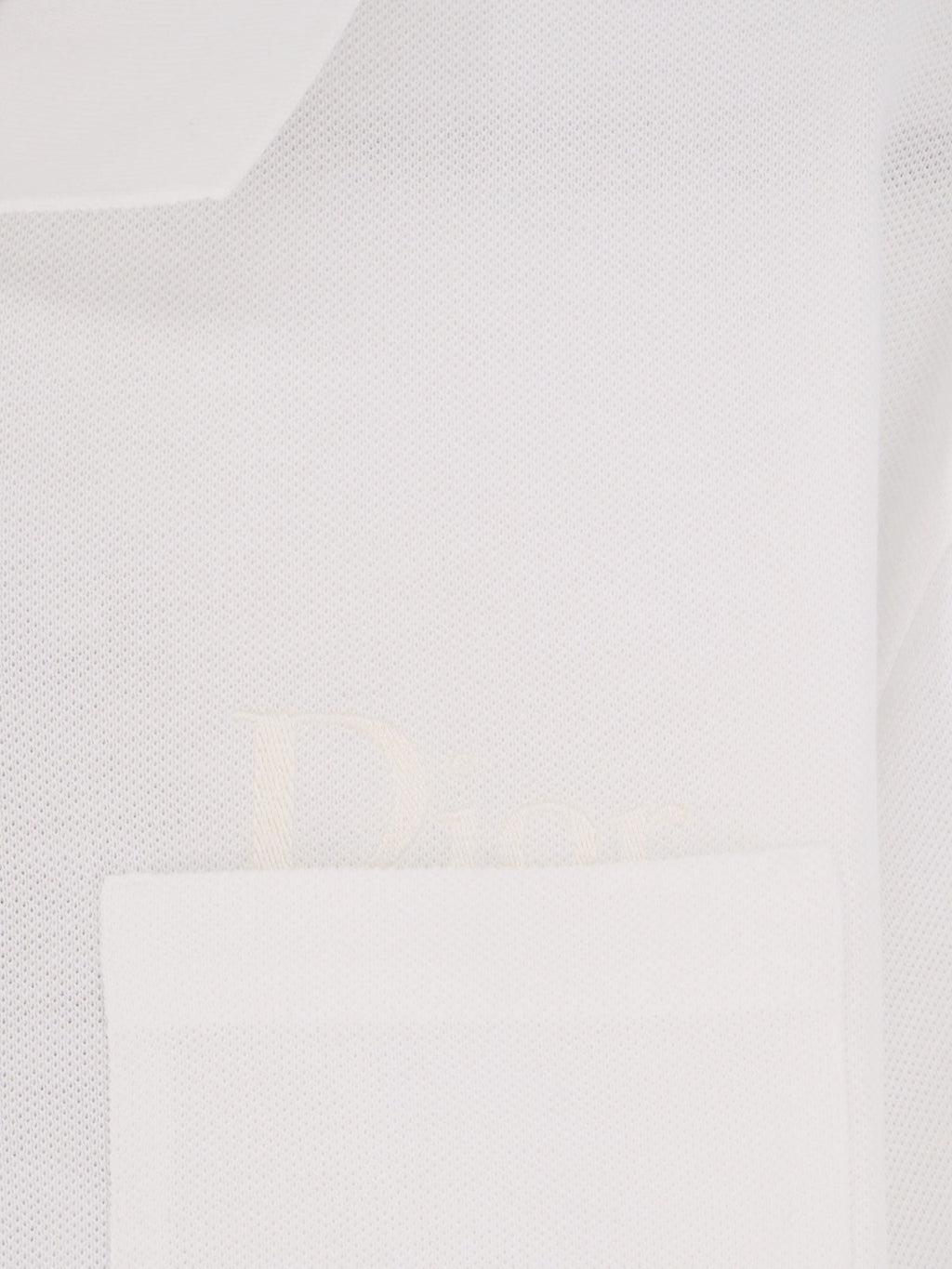 Dior Cotton Polo Shirt With Embroidered Logo