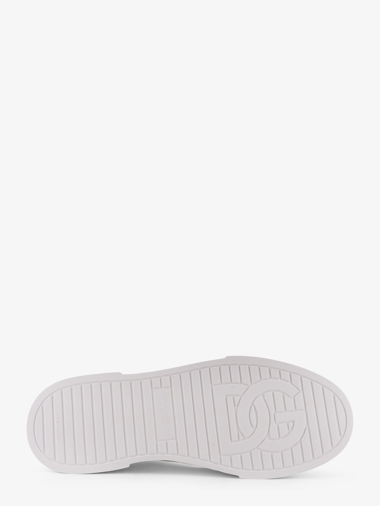Dolce & Gabbana Leather Sneakers With Iconic Patch Logo On The Side