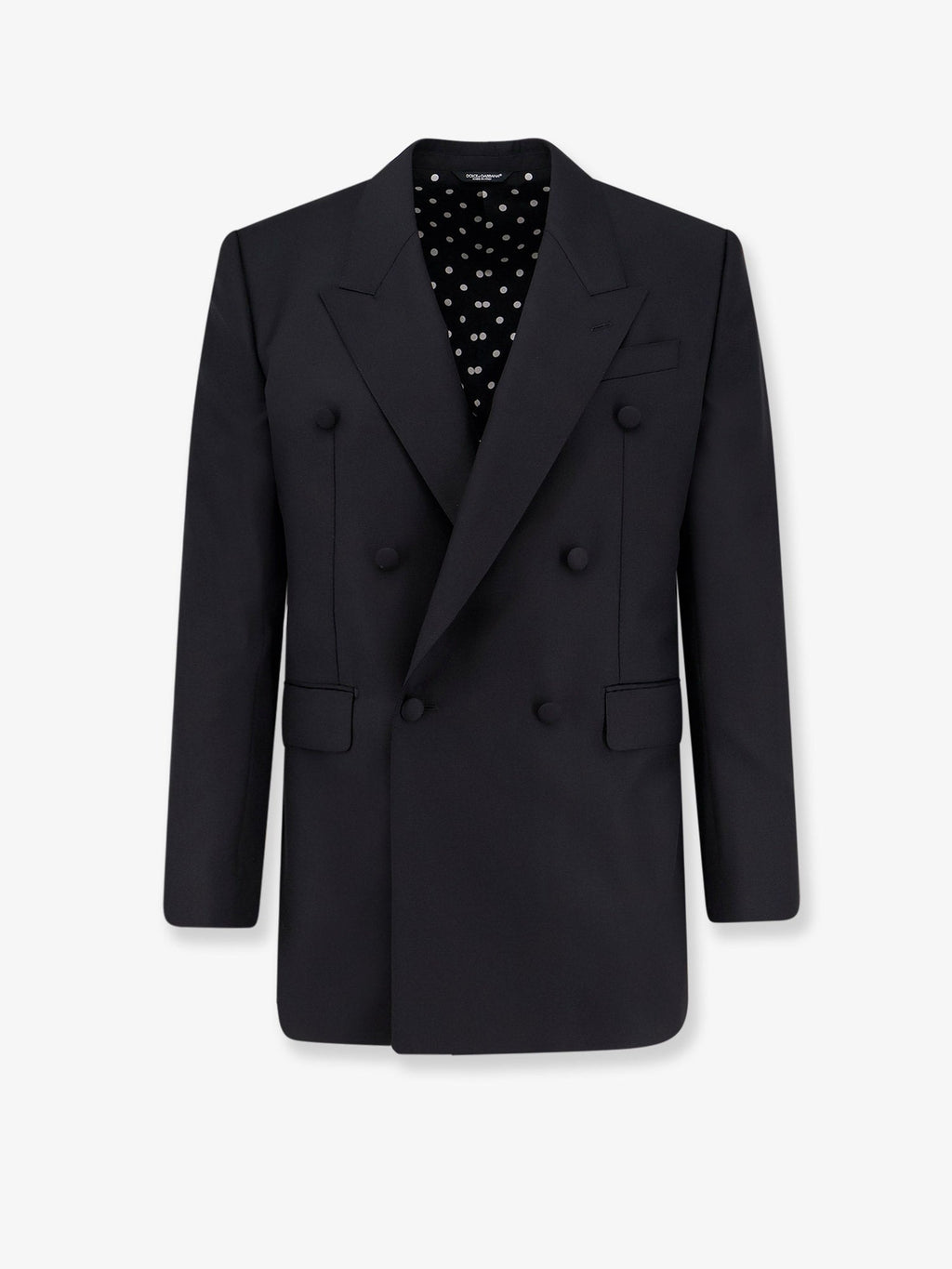 Dolce & Gabbana Double-Breasted Virgin Wool Blazer