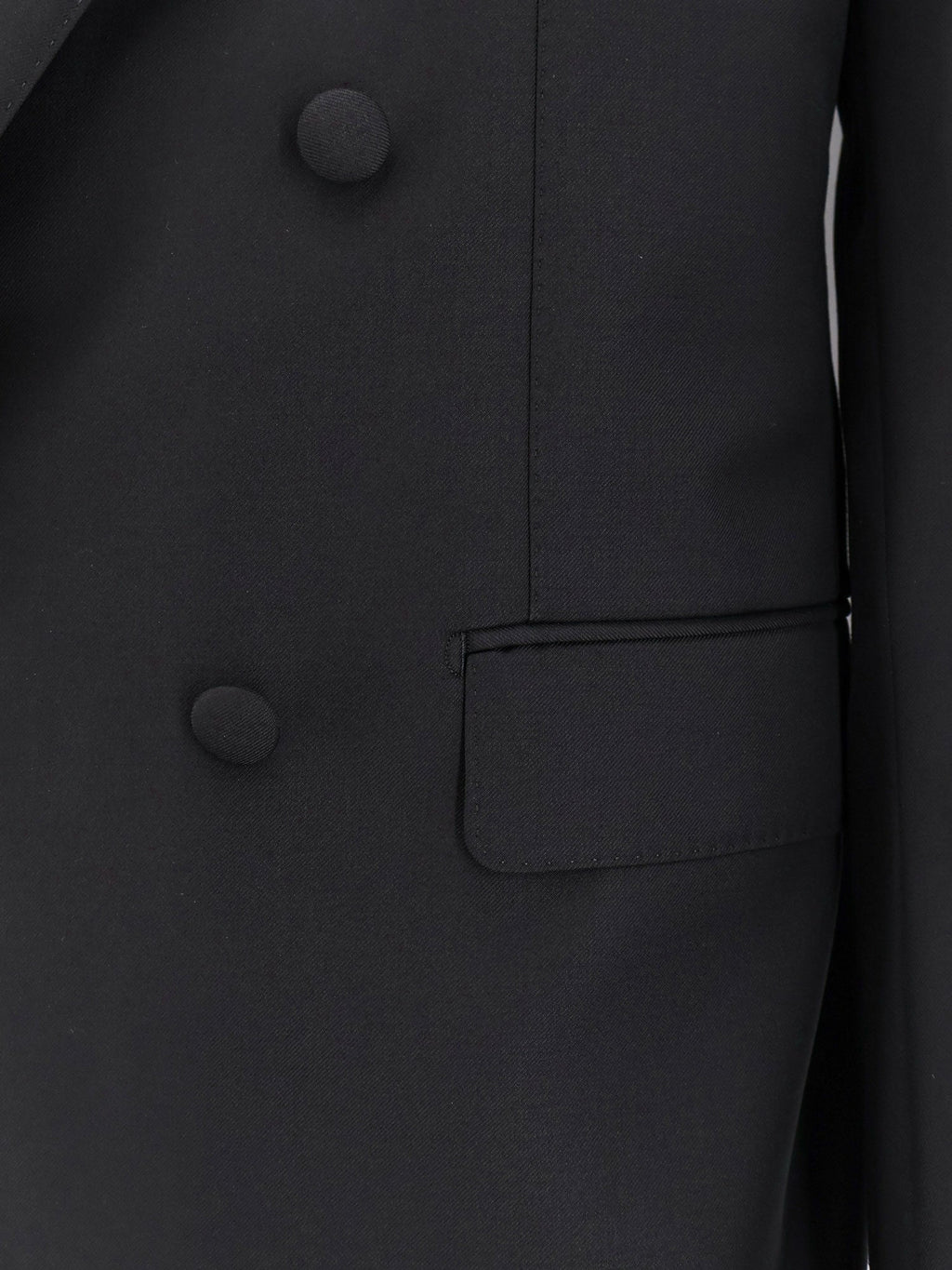 Dolce & Gabbana Double-Breasted Virgin Wool Blazer
