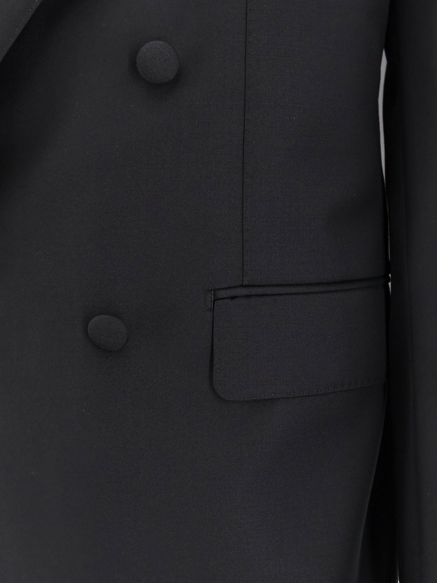 Dolce & Gabbana Double-Breasted Virgin Wool Blazer