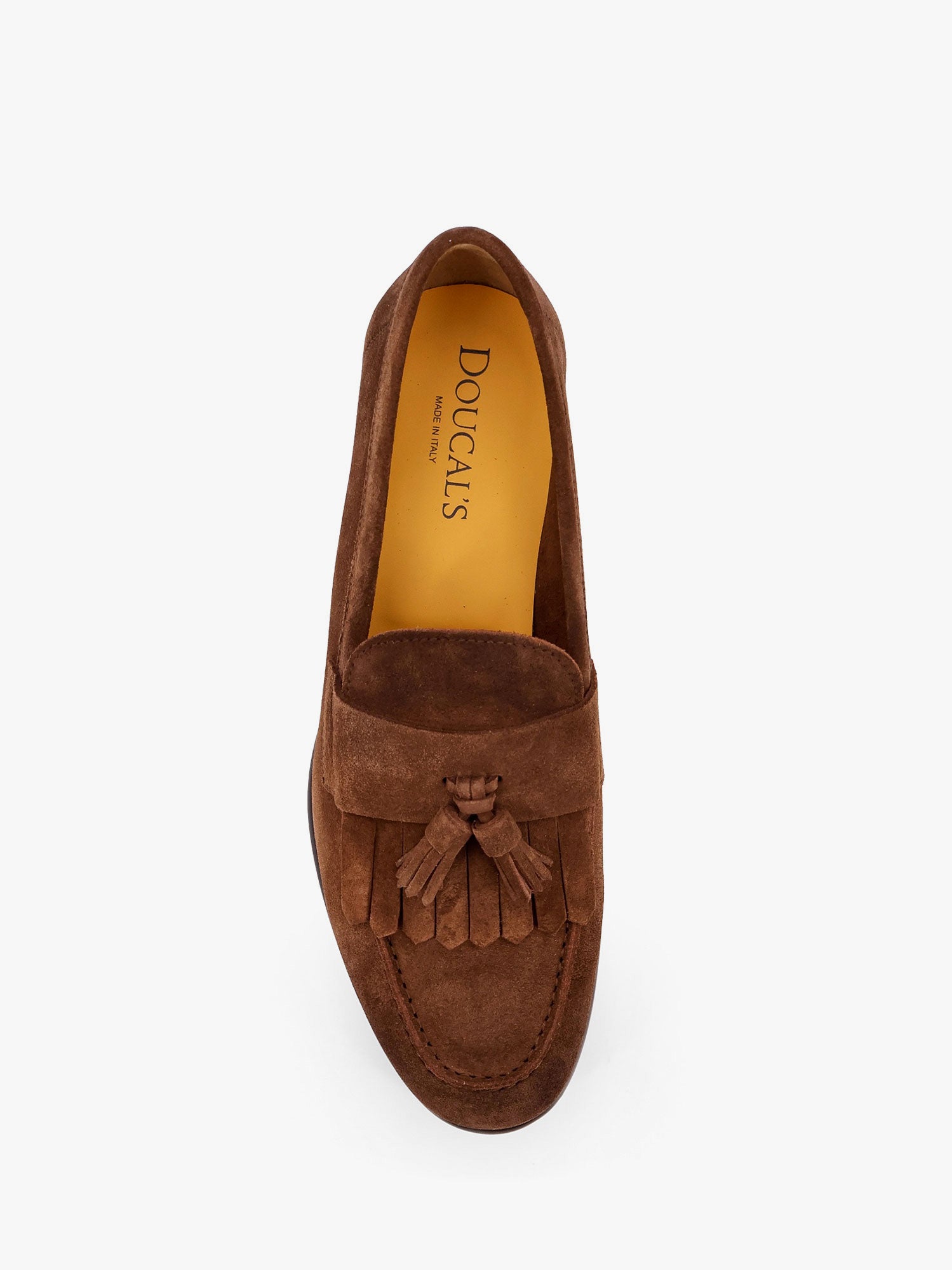 Doucal'S Suede Loafers With Tassels