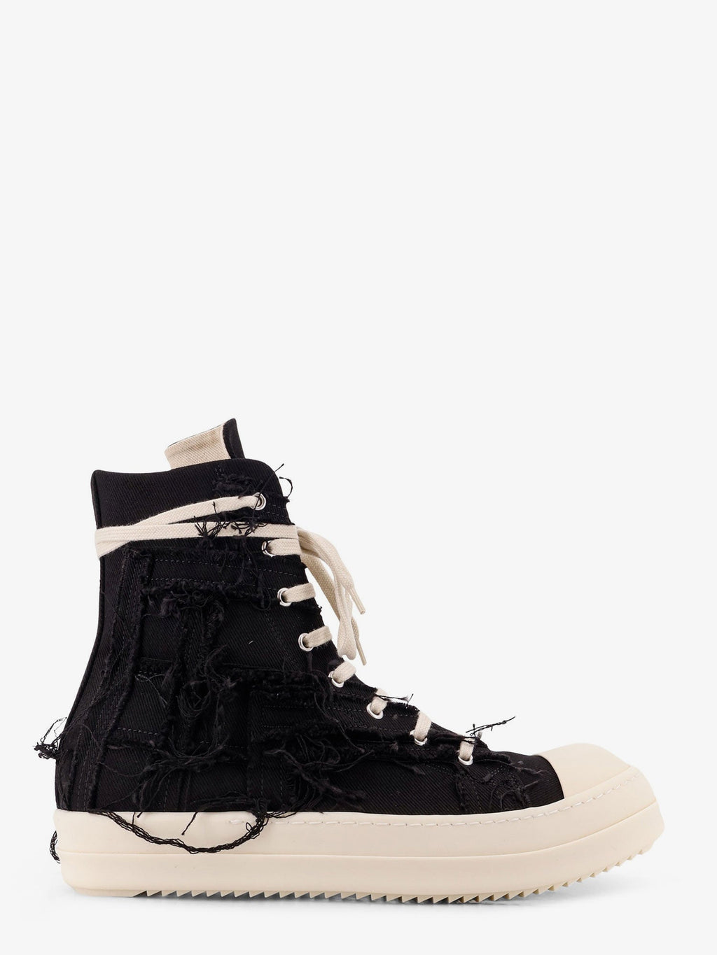 Drkshdw Destroyed Effect Denim Sneakers