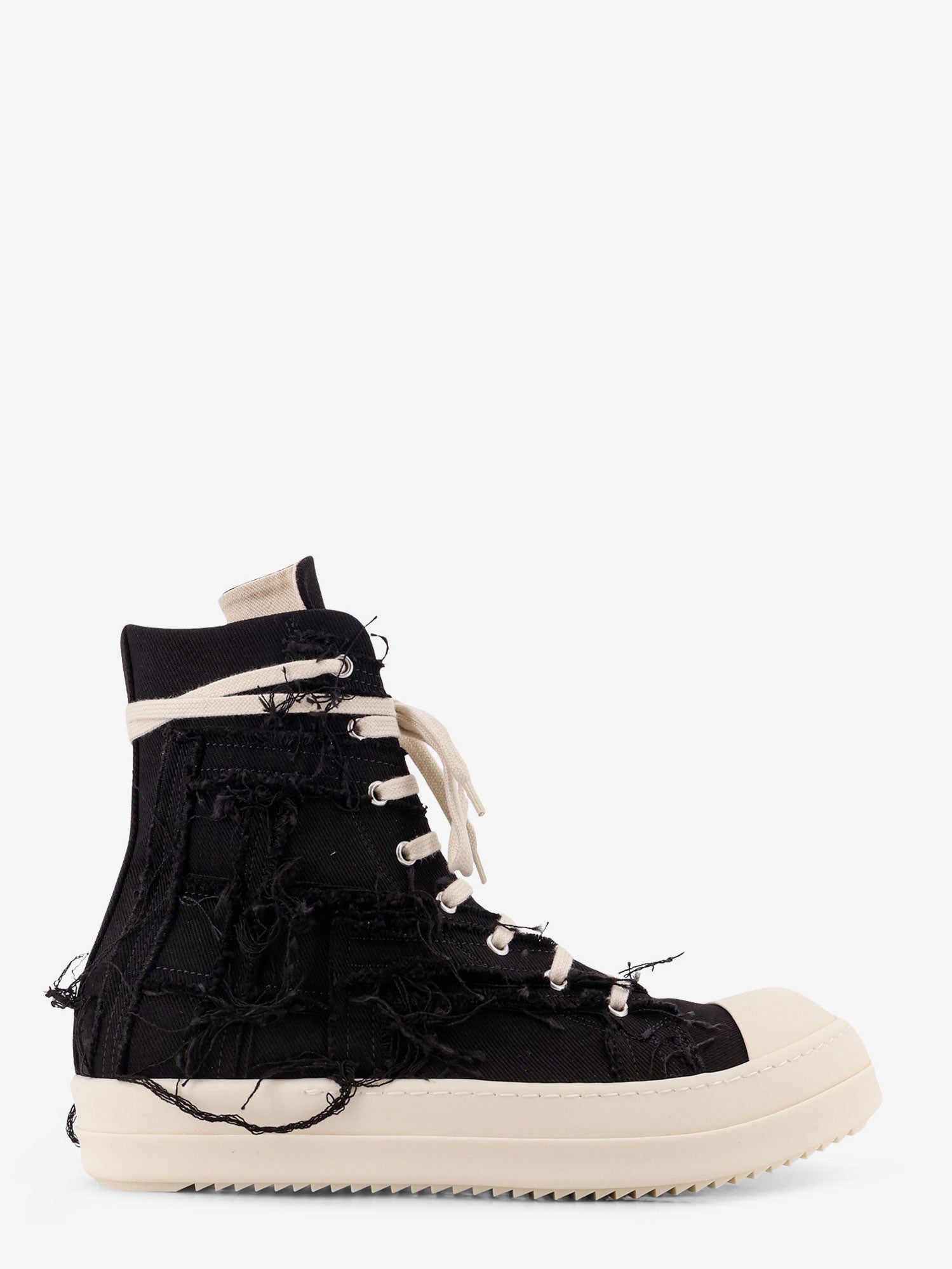 Drkshdw Destroyed Effect Denim Sneakers