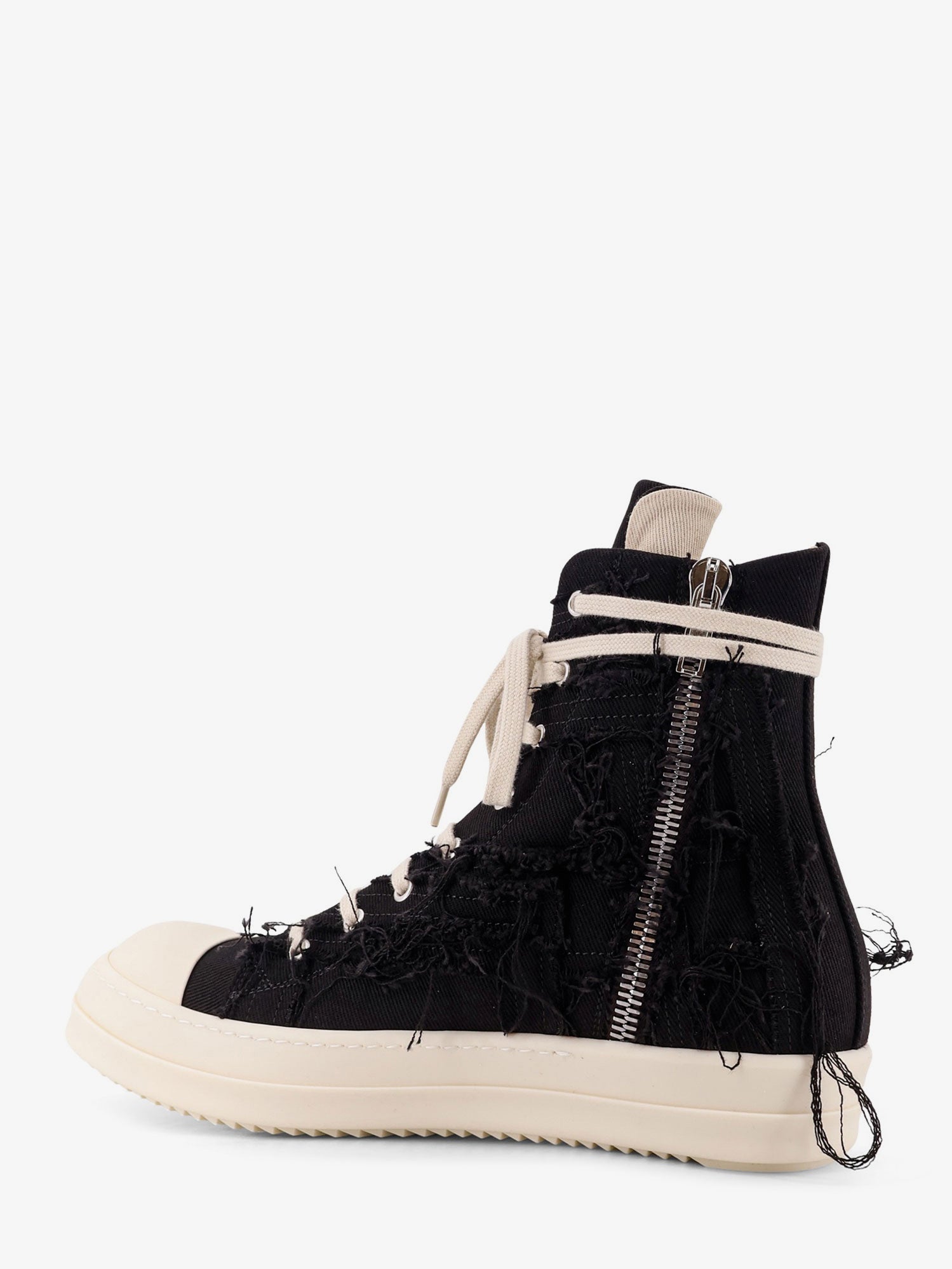 Drkshdw Destroyed Effect Denim Sneakers