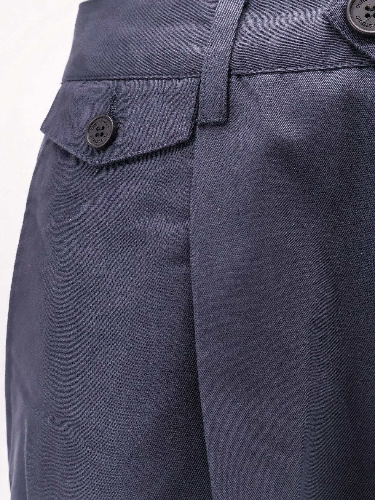 Dunst Pleated Chino Slacks Trousers