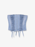 Elisabetta Franchi Urban Denim Bustier