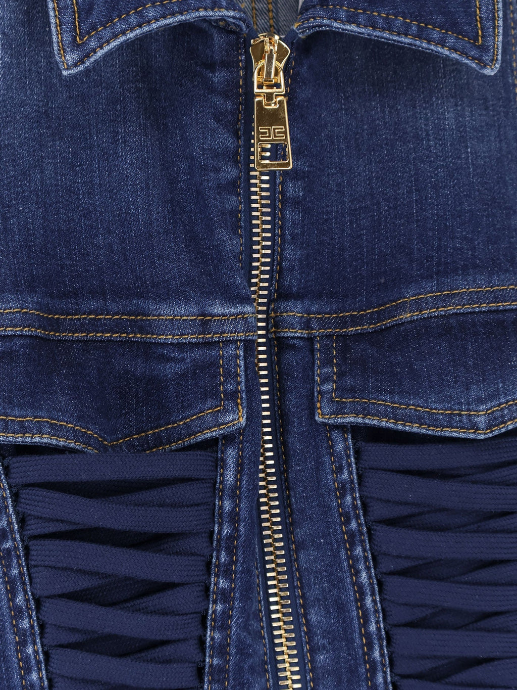 Elisabetta Franchi Urban Denim Jumpsuit