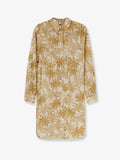 Eres Long Panama Cotton Shirt With Printed Pattern