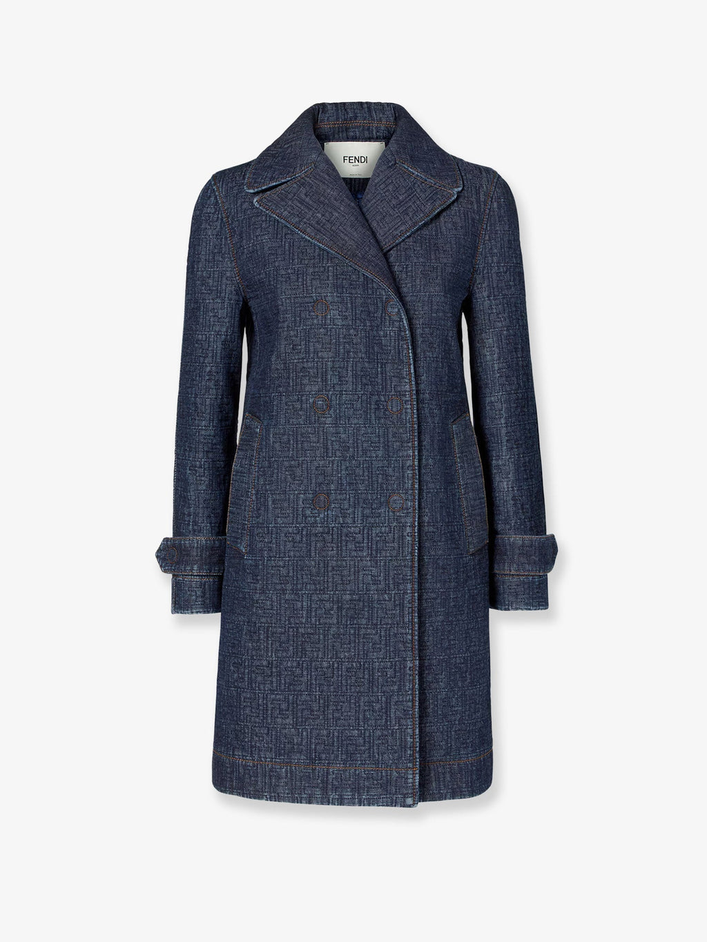Fendi Ff Padded Denim Caban