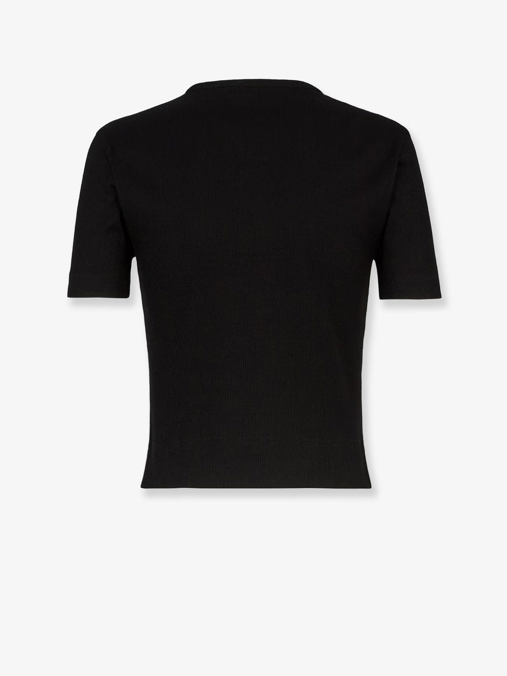 Fendi Ribbed Cotton T-Shirt