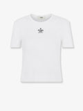 Fendi Ribbed Cotton T-Shirt