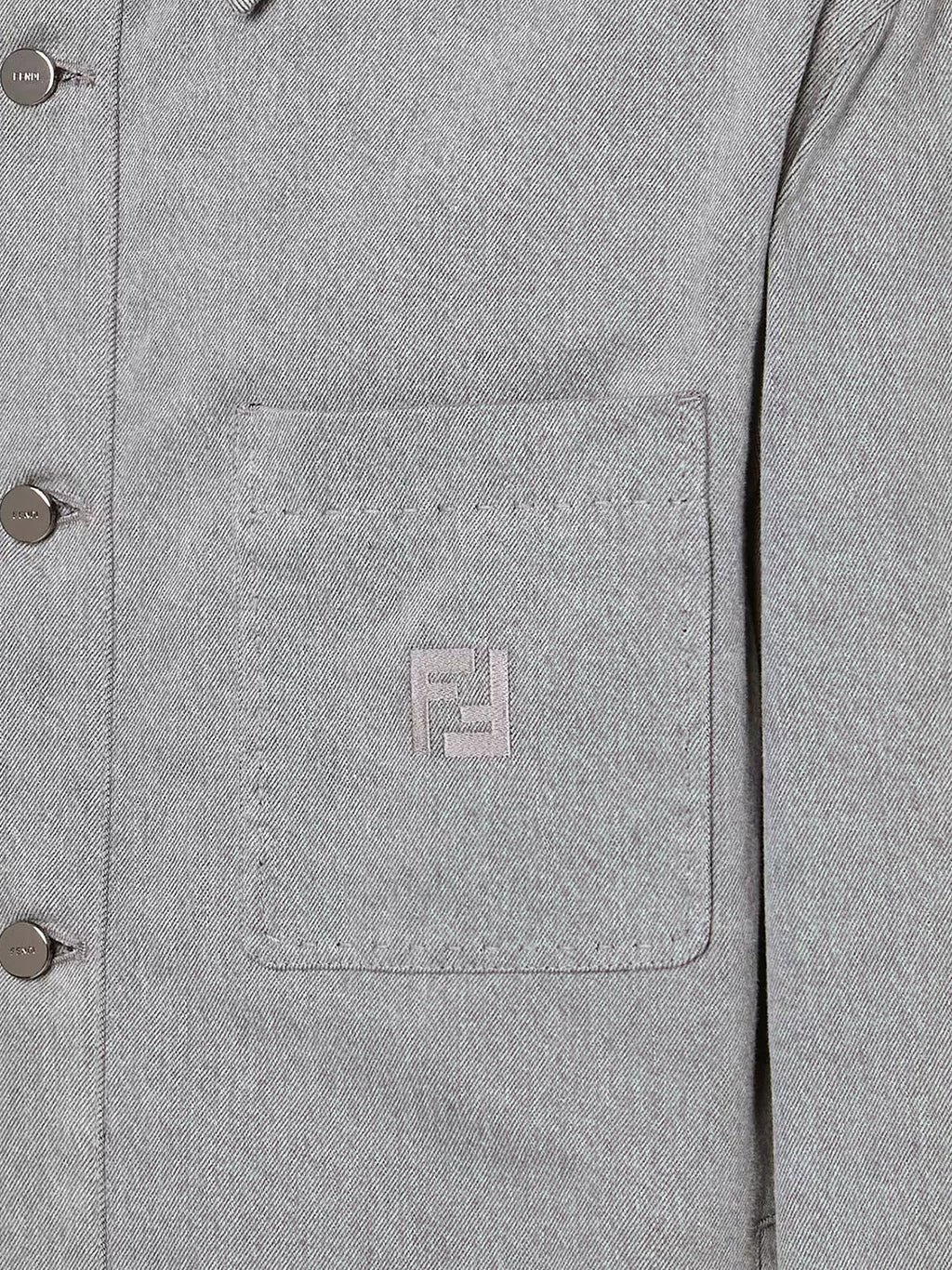 Fendi Jacket Denim Stone Bleached