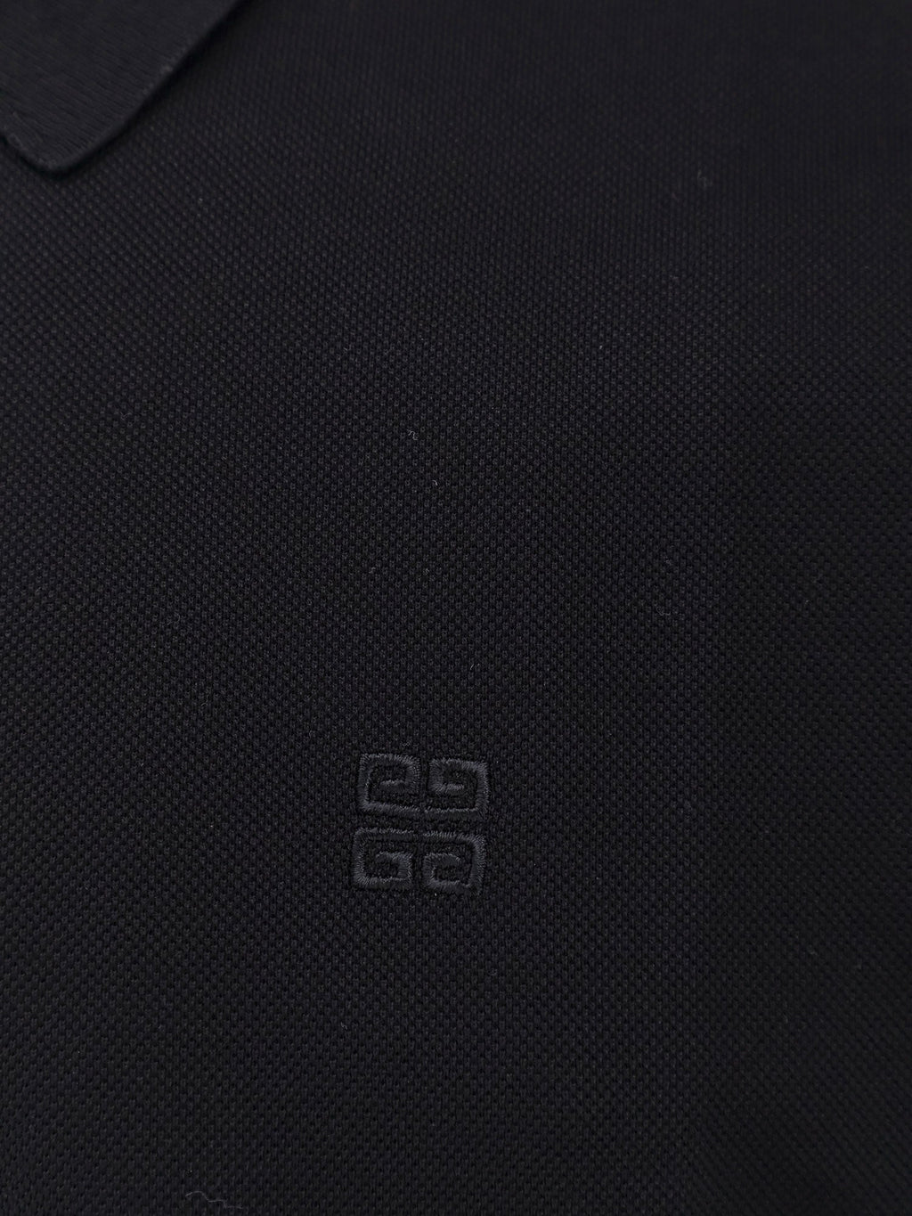 Givenchy PiquÃ© Cotton Polo Shirt With 4G Embroidery