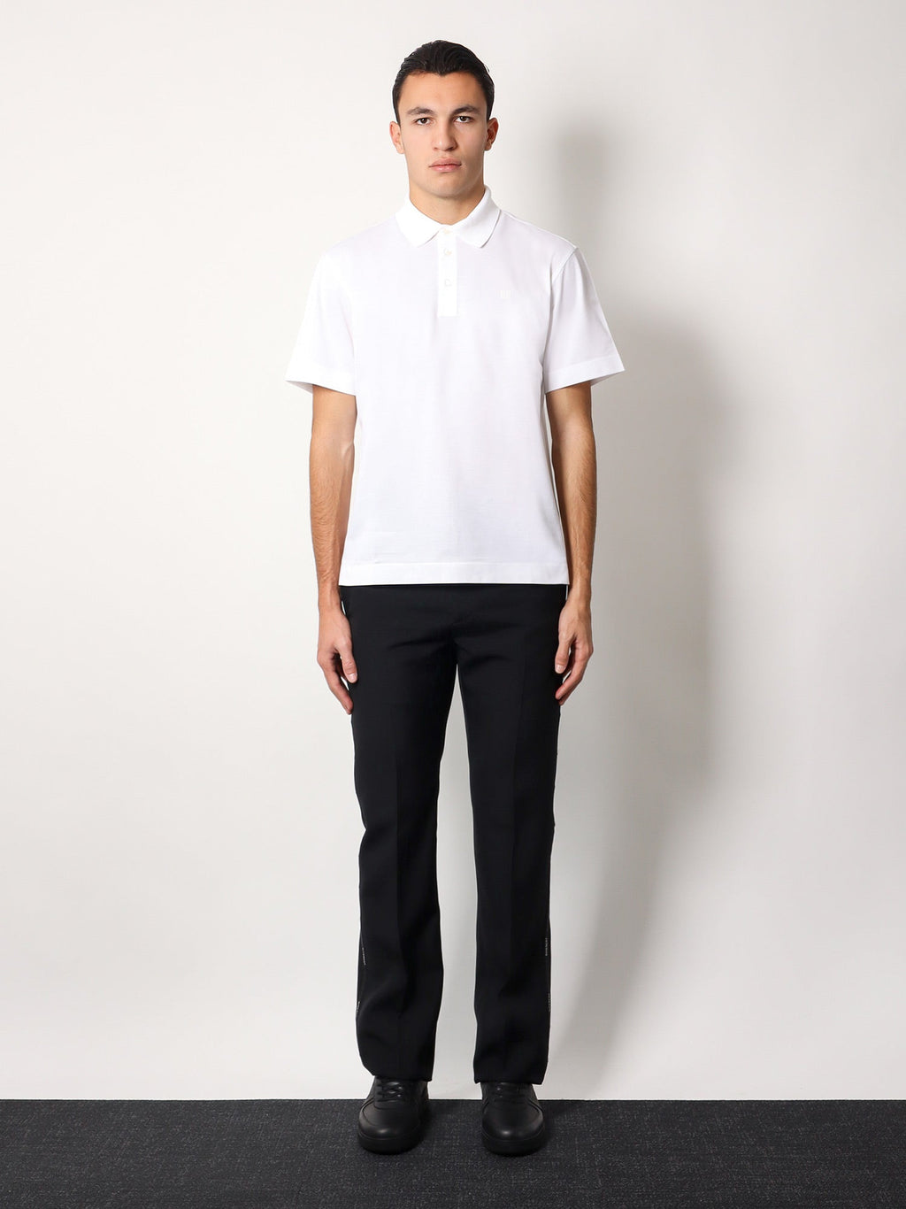 Givenchy PiquÃ© Cotton Polo Shirt With 4G Embroidery