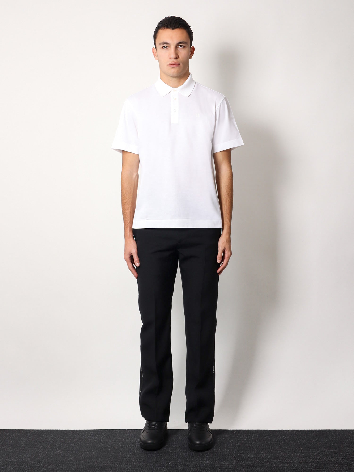 Givenchy PiquÃ© Cotton Polo Shirt With 4G Embroidery