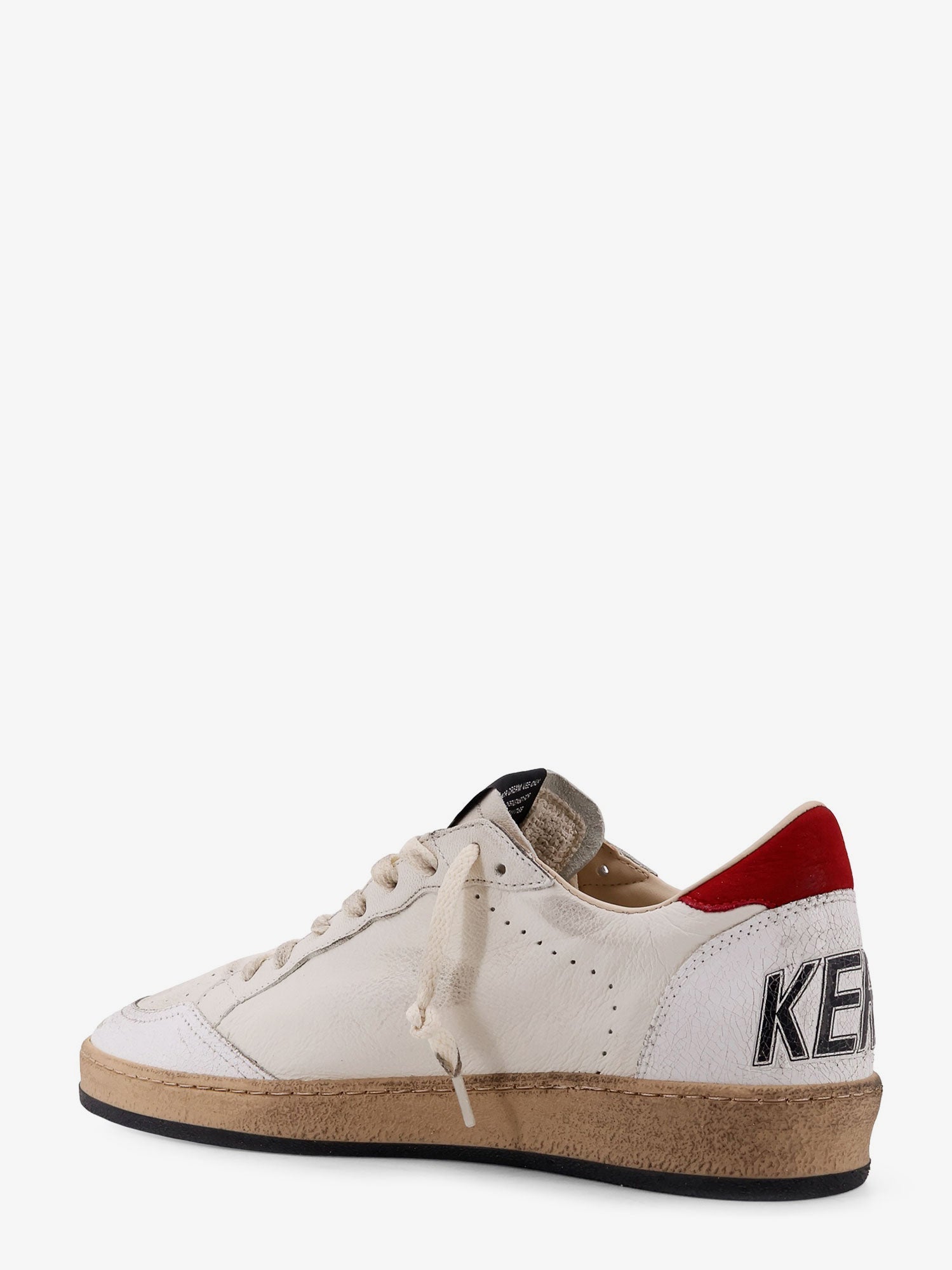 Golden Goose Deluxe Brand Ball Star Leather Sneakers With Side Logo