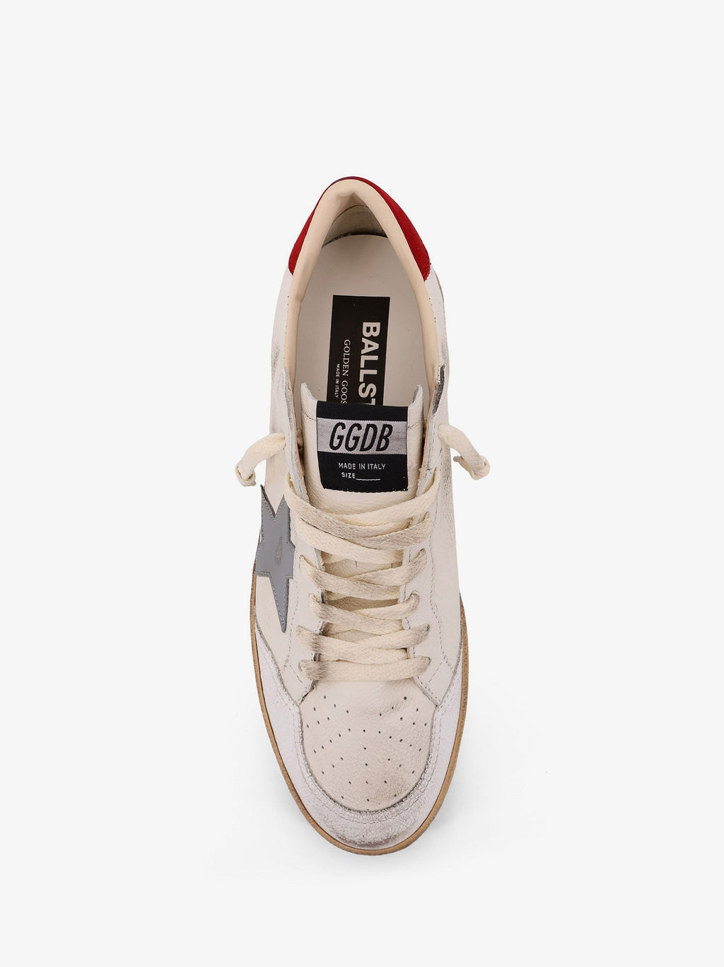 Golden Goose Deluxe Brand Ball Star Leather Sneakers With Side Logo