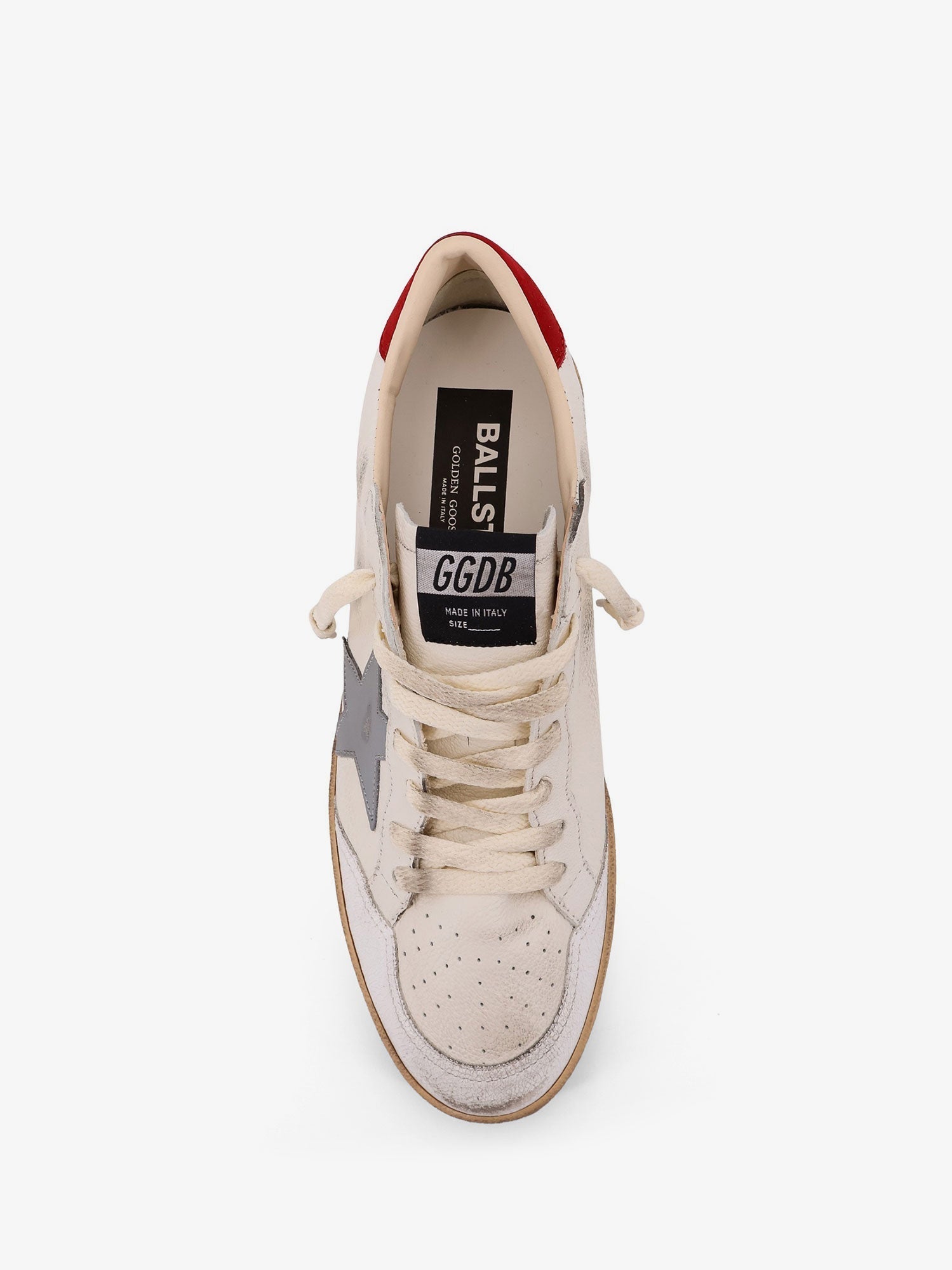 Golden Goose Deluxe Brand Ball Star Leather Sneakers With Side Logo