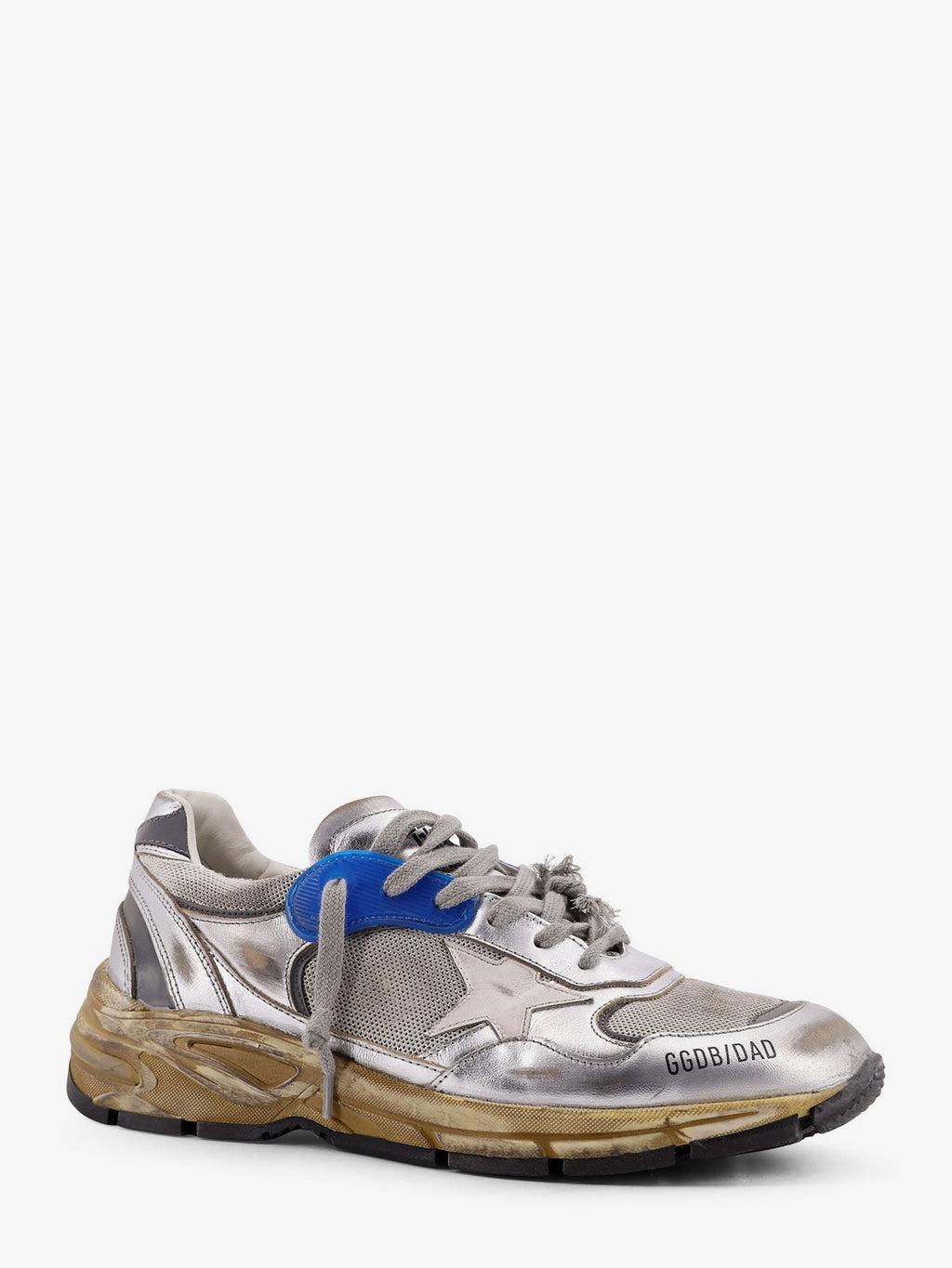 Golden Goose Deluxe Brand Mesh And Leather Sneakers With Side Logo