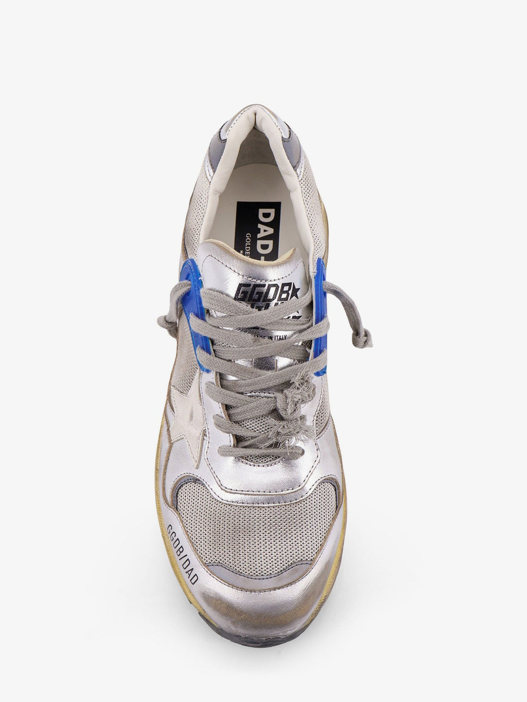 Golden Goose Deluxe Brand Mesh And Leather Sneakers With Side Logo