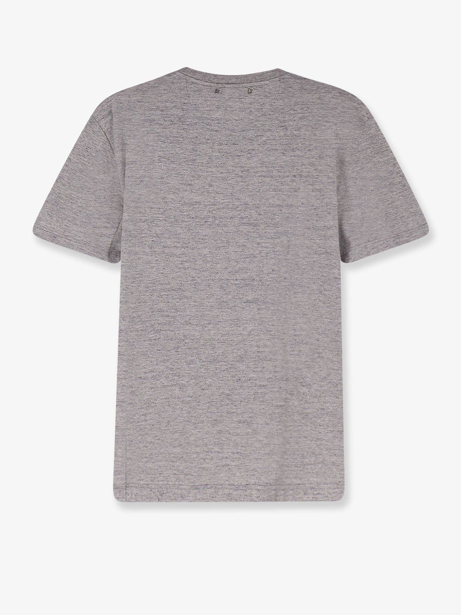 Golden Goose Deluxe Brand Cotton T-Shirt With Flag Print On The Front