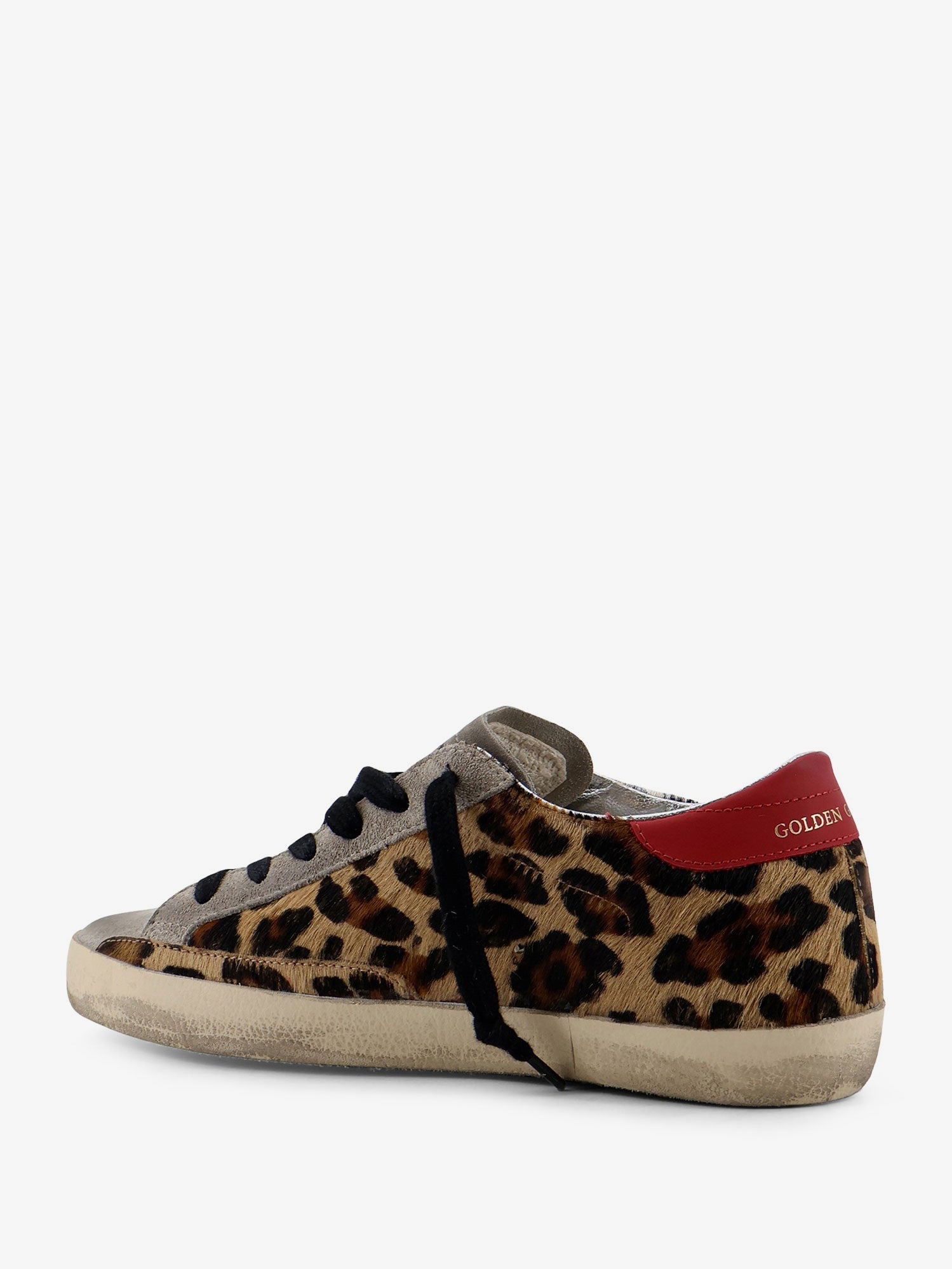 Golden Goose Deluxe Brand Super Star Sneaker With Animal Print